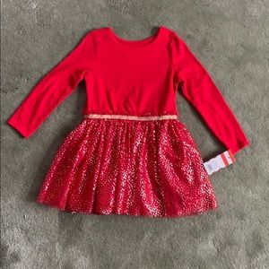Red And Gold TuTu Dress